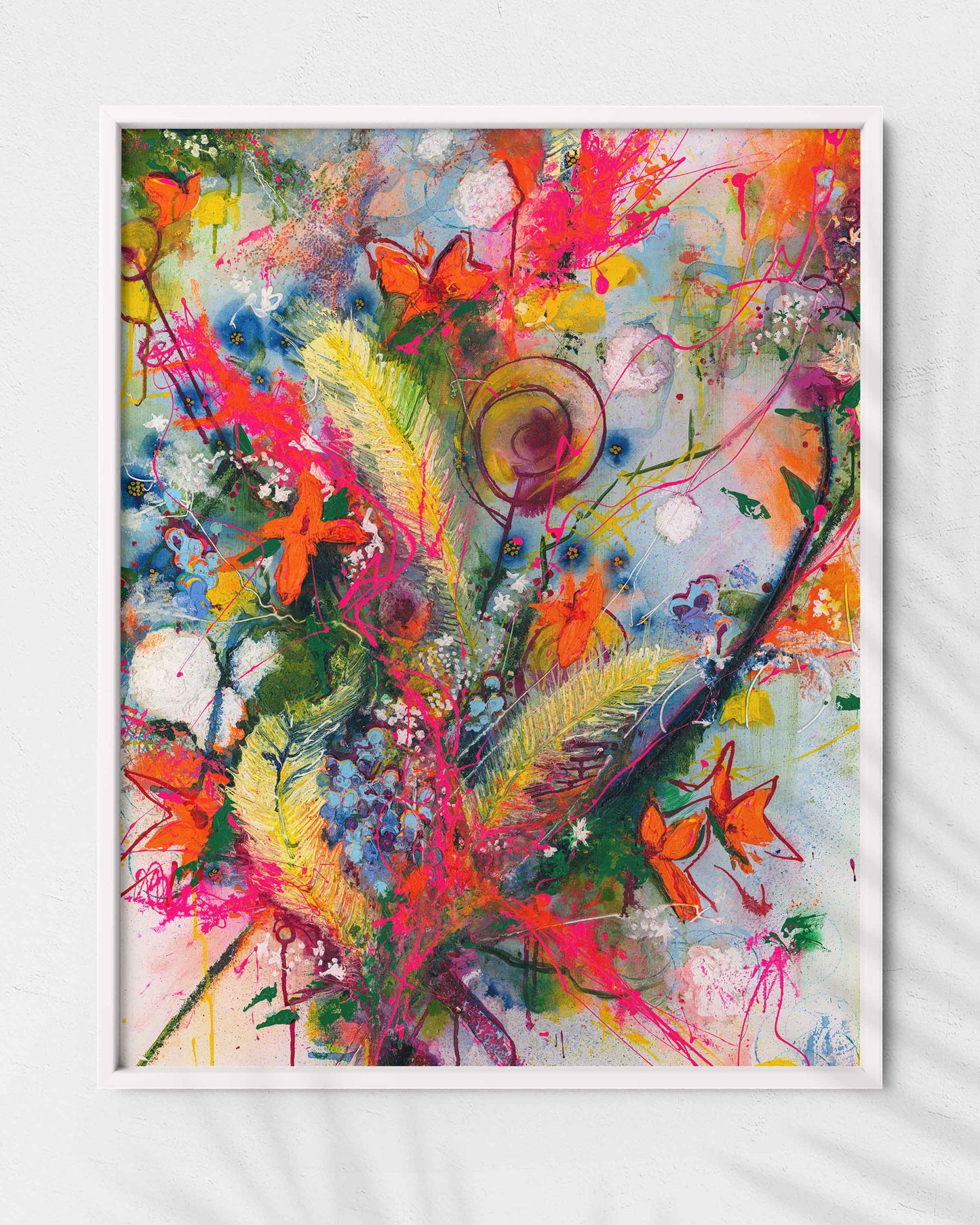 Flow Bouquet Canvas Print | Caroline Stokes Original Art - Image 2